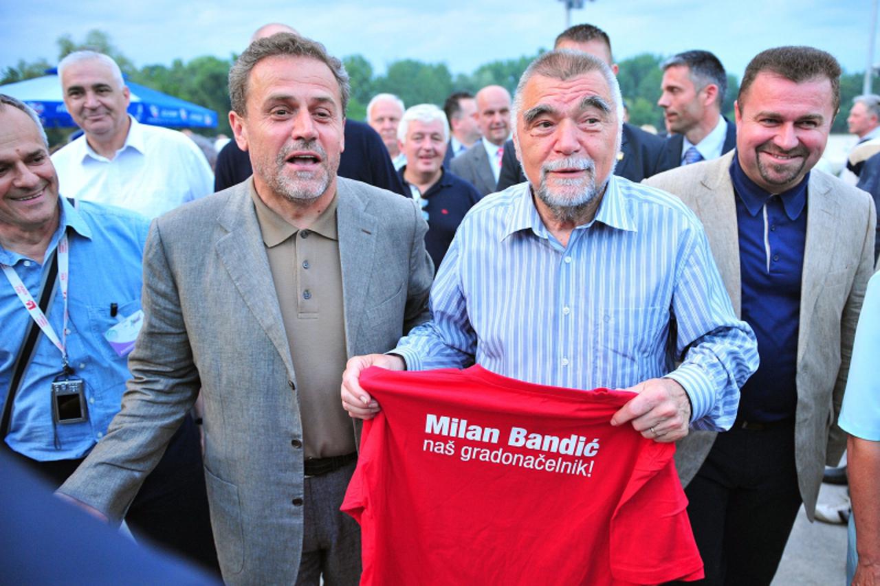 Milan Bandić, Stipe Mesić