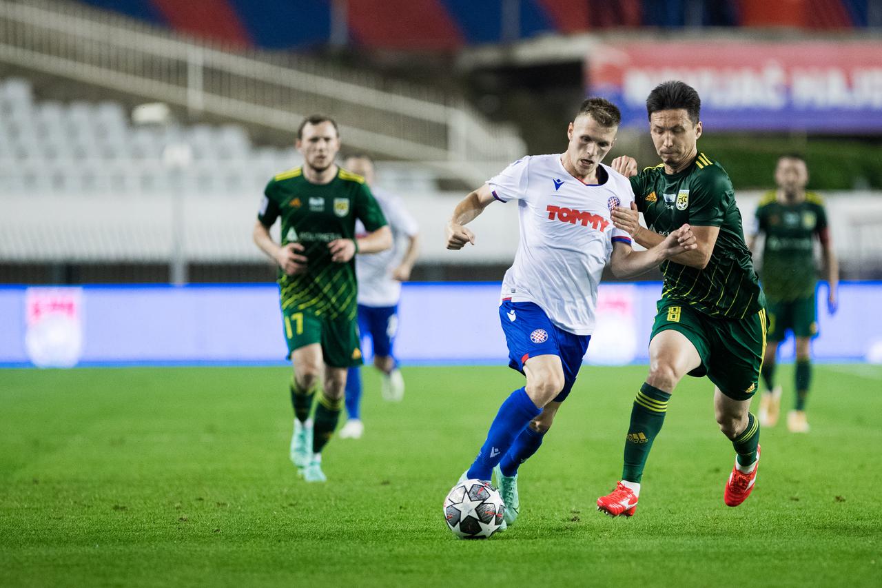 U prvoj utakmici 2. pretkola Konferencijske lige Hajduk je svladao Tobol s 2:0