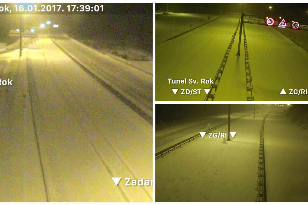 snijeg autocesta kamere