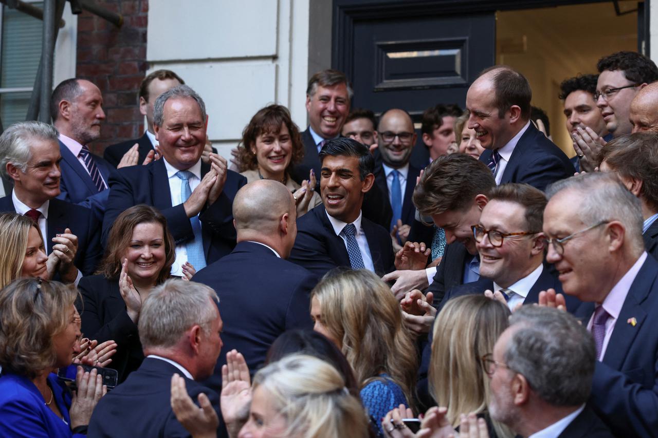 Rishi Sunak in London
