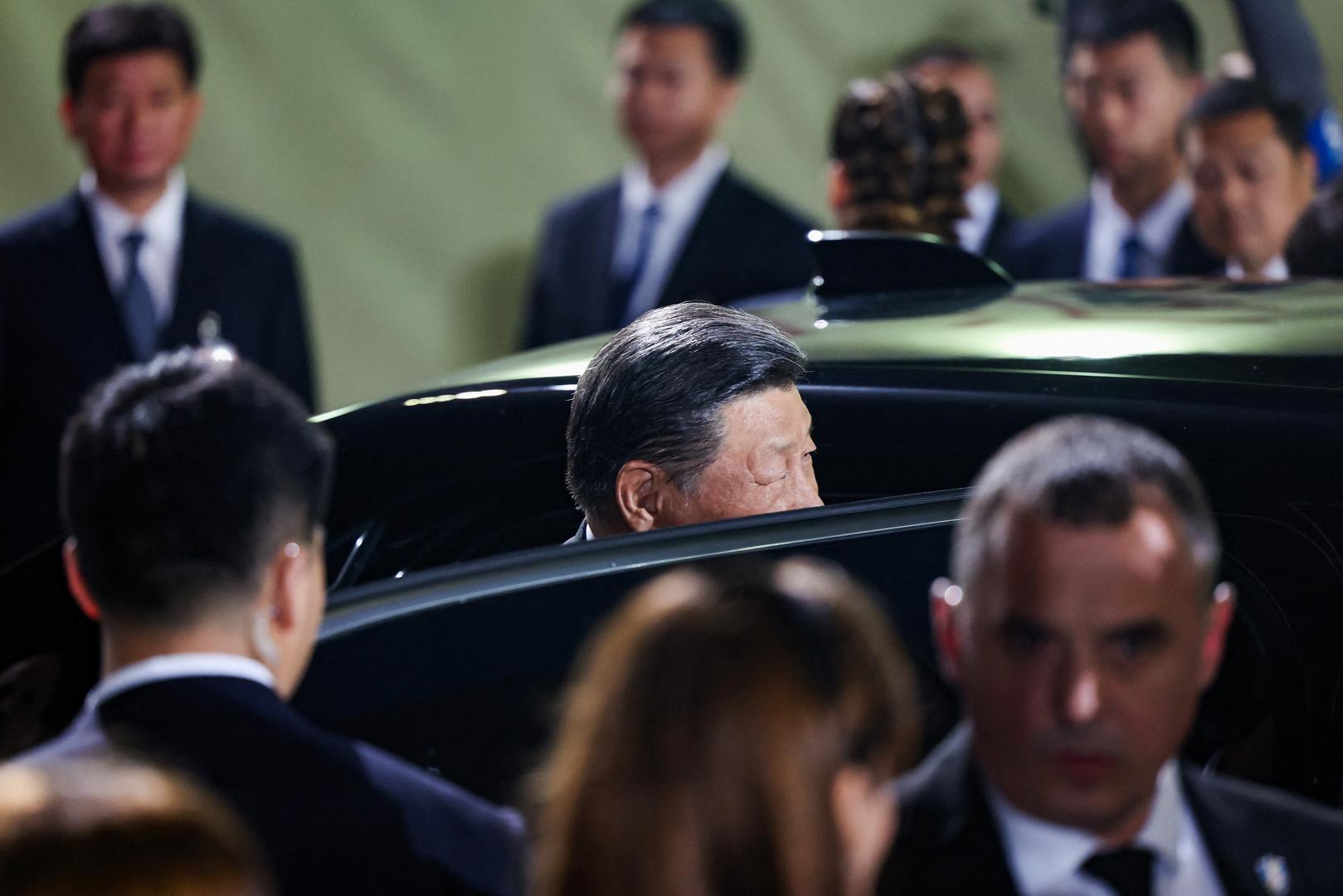 China's President Xi Jinping gets into a vehicle upon his arrival for an official two-day state visit, at Nikola Tesla Airport in Belgrade, Serbia, May 7, 2024. REUTERS/Marko Djurica Photo: MARKO DJURICA/REUTERS