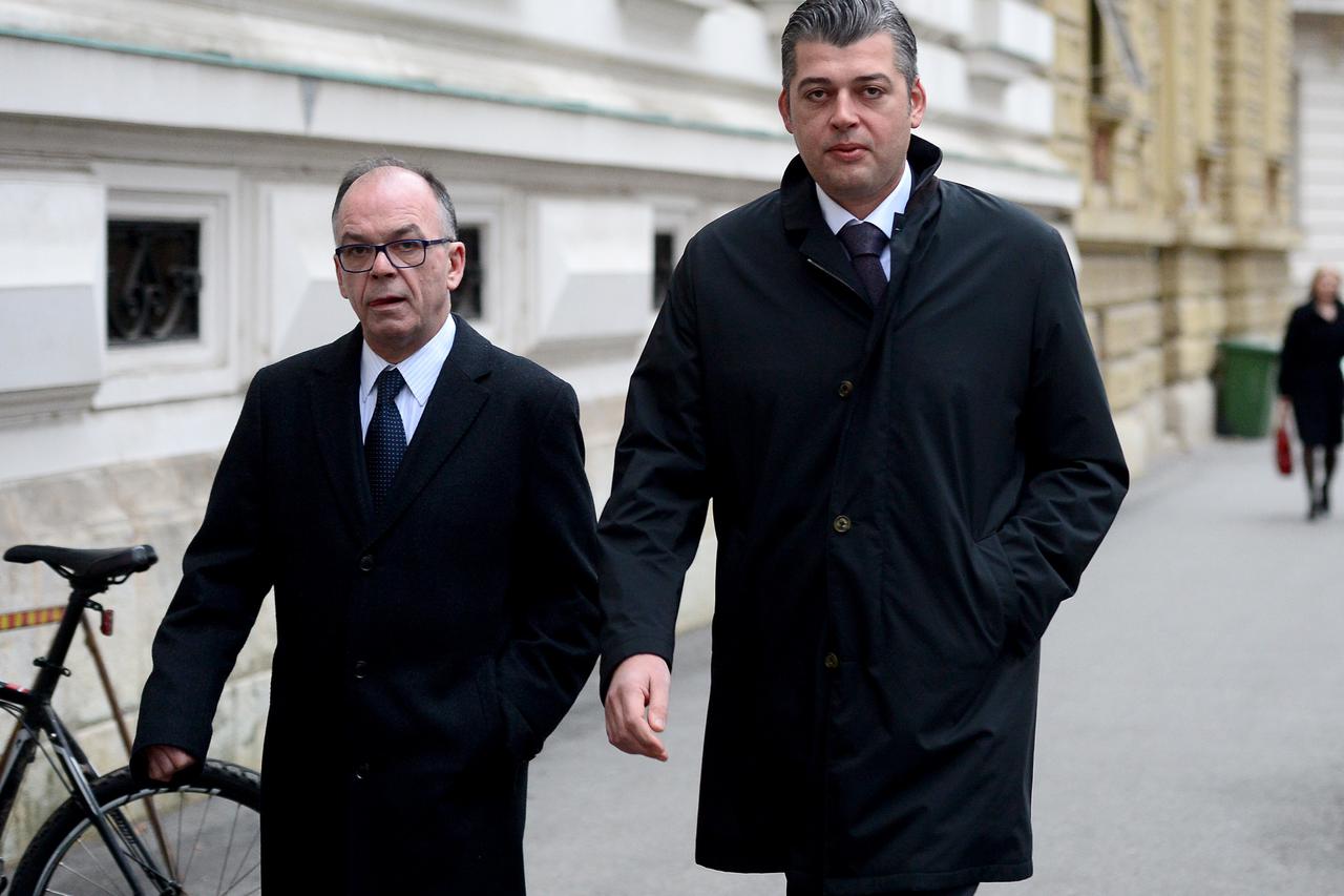 17.01.2014., Zagreb - Na Zupanijskom sudu pocelo je sudjenje Josipu Protegi i bivsim menadzerima HPB-a optuzenima u aferi Bankomat. Photo: Marko Prpic/PIXSELL