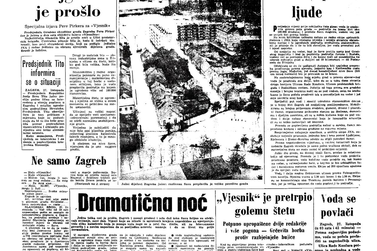Večernji 60 - Poplava u Zagrebu