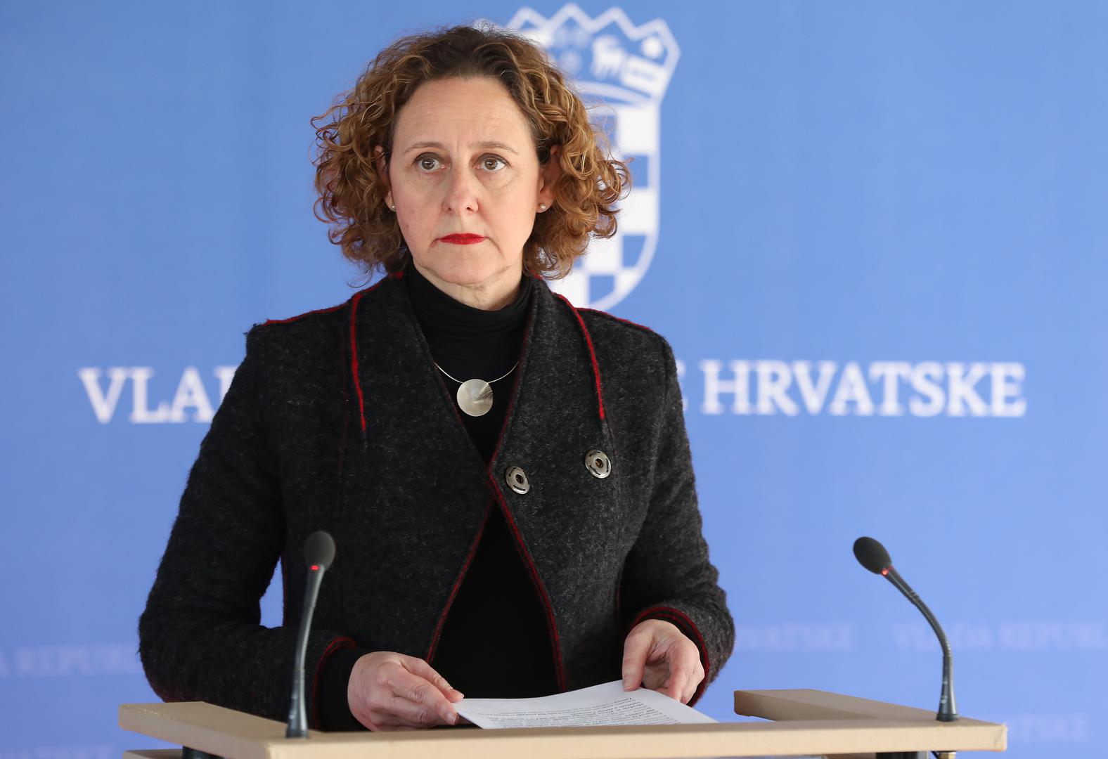To su oči Nine Obuljen Koržinek, ministrice kulture iz redova HDZ-a.