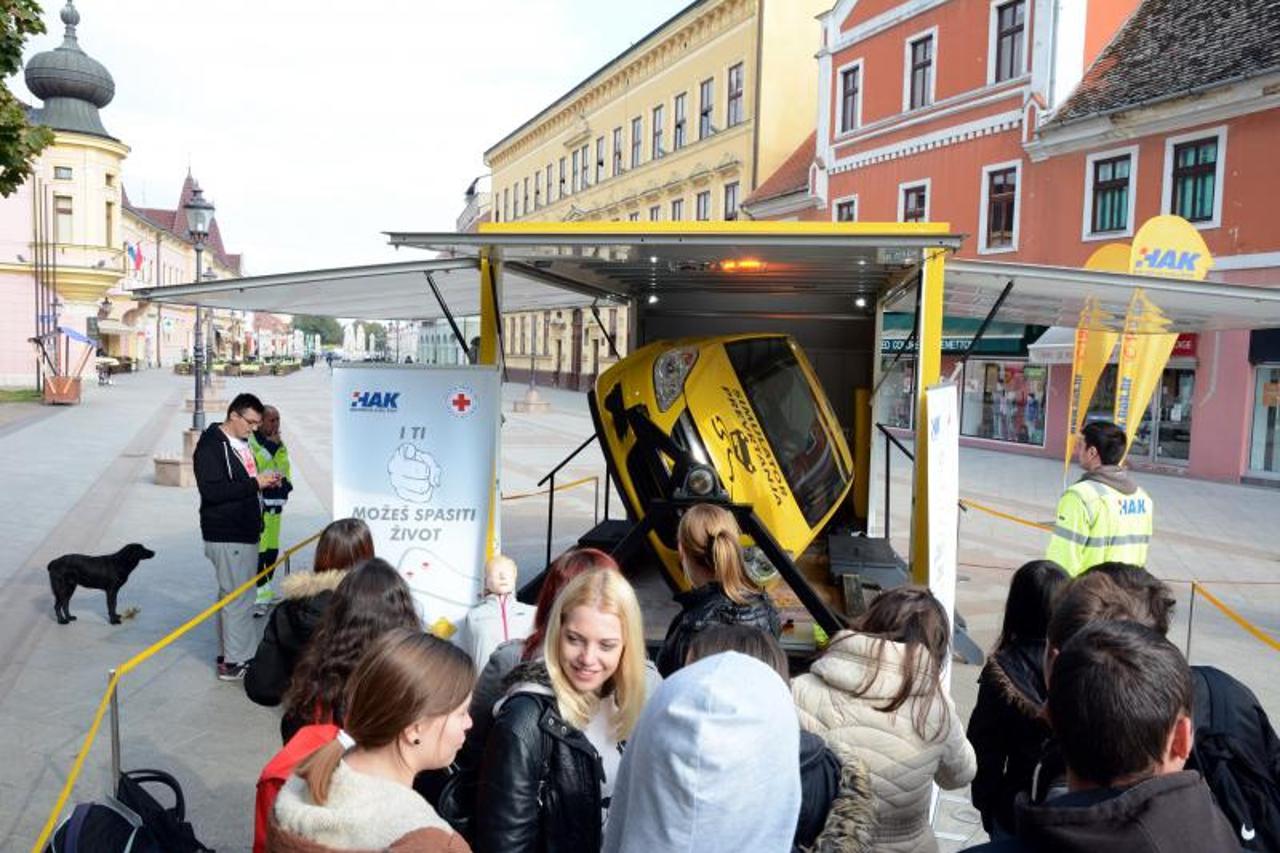 vježba,simulator prevrtanja,Vinkovci