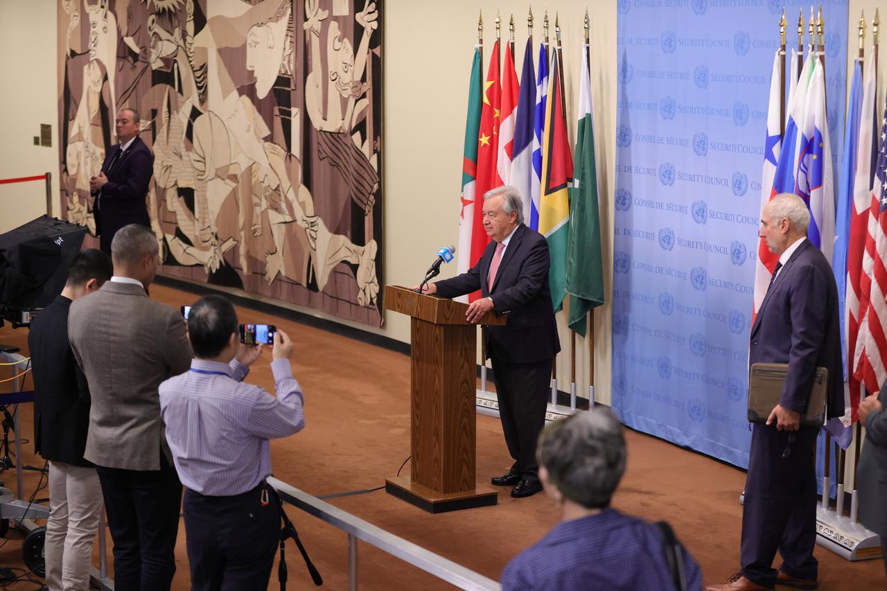 UN Secretary-General Briefs Security Council on Haiti and Gaza Crisis