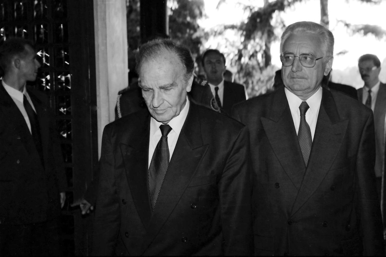 Alija Izetbegović i Franjo Tuđman