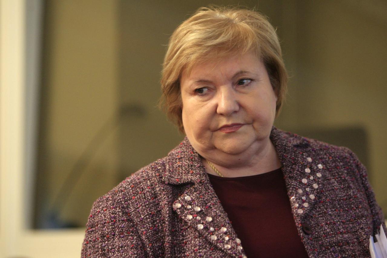 '12.10.2010., Markov trg, Zagreb - U saboru odrzana sjednica povjerenstva za privatizaciju Ine. Dragica Zgrebec. Photo: Slavko Midzor/PIXSELL'