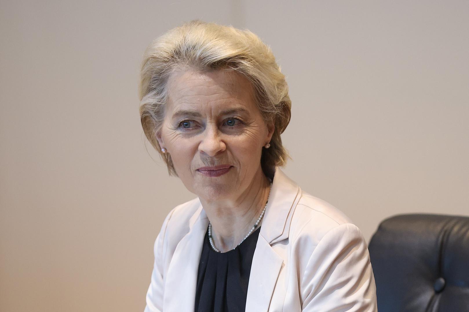 01.11.2023., Sarajevo, Bosna i Hercegovina - Predsjedavajuca Vijeca ministara BiH Borjana Kristo sastala se sa predsjednicom Europske komisije Ursulom von der Leyen. Photo: Armin Durgut/PIXSELL