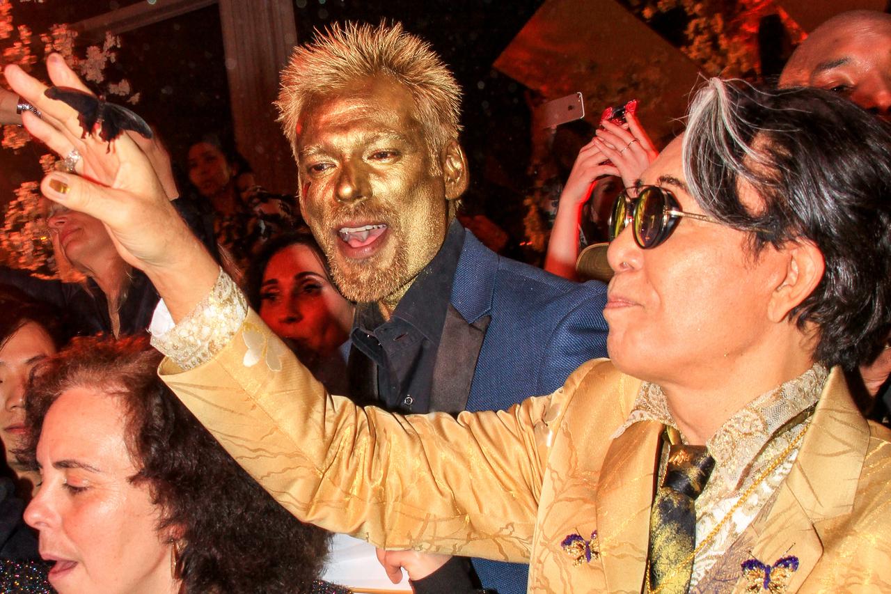 Semi-Exclusif - Soirée "Kenzo Takada's Birthday Night" pour fêter les 80 ans de Kenzo Takada au pavillon Ledoyen à Paris