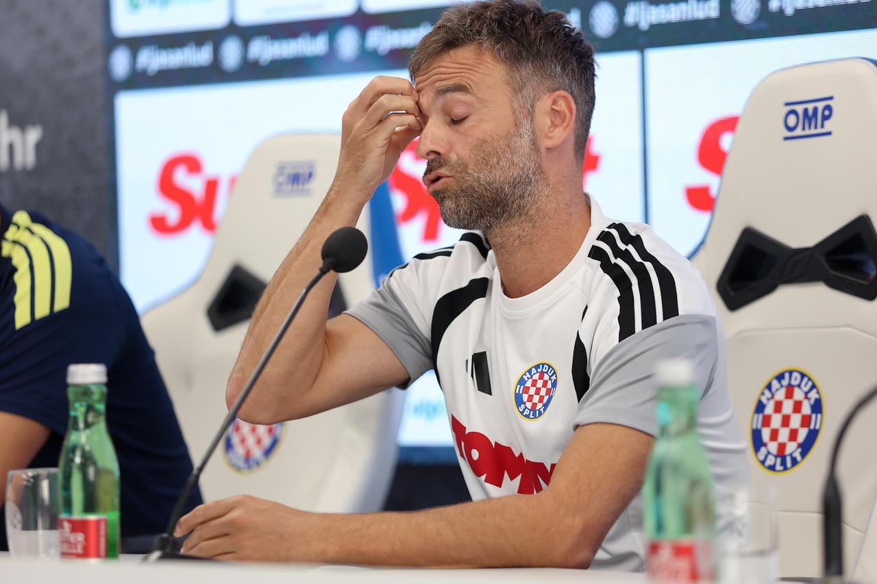 Split: Konferencija za medije HNK Hajduk uoči sutrašnje utakmice 