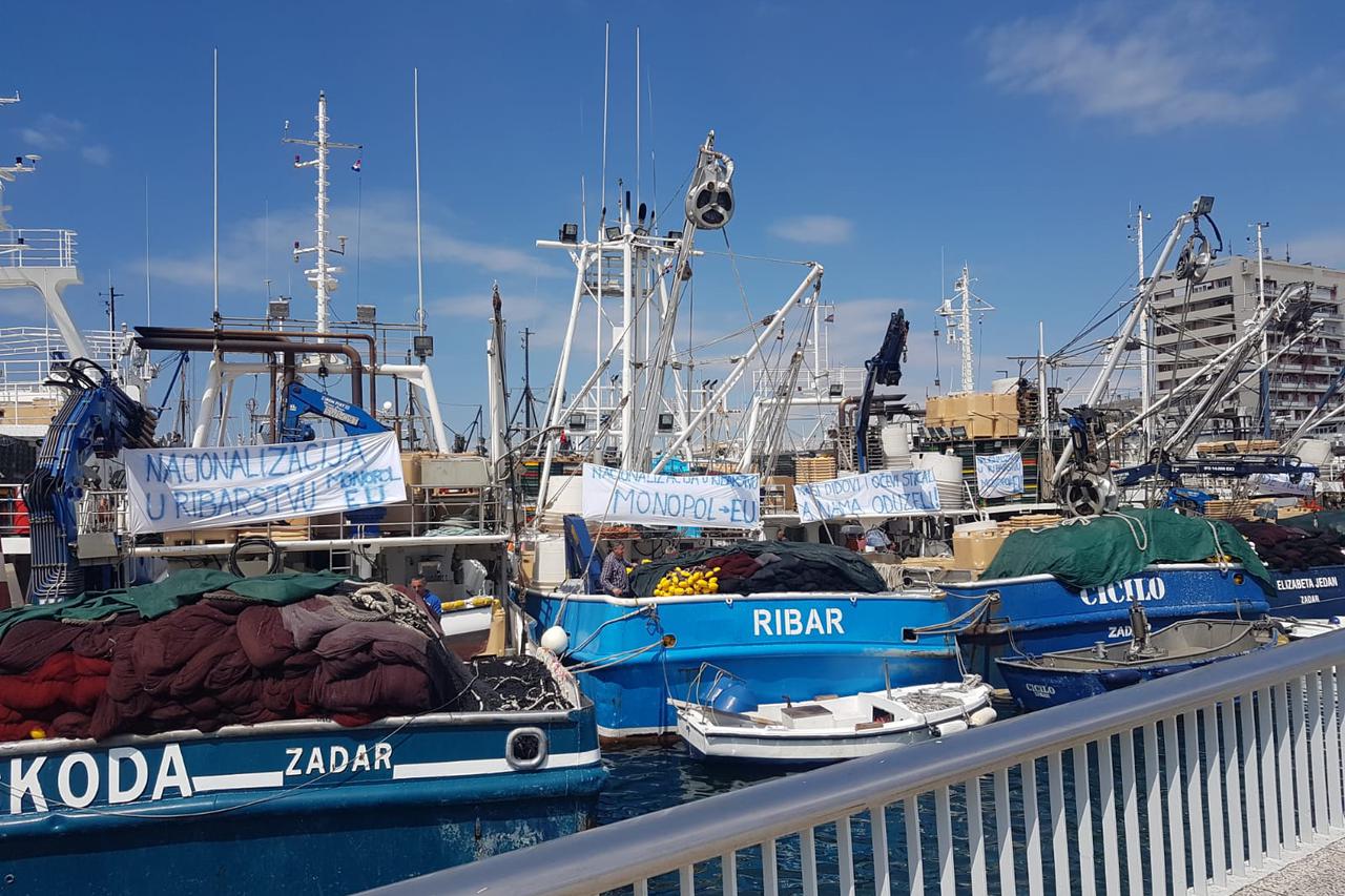 Udruga plivaričara tunolovaca prosvjedovala na zadarskoj Liburnskoj obali