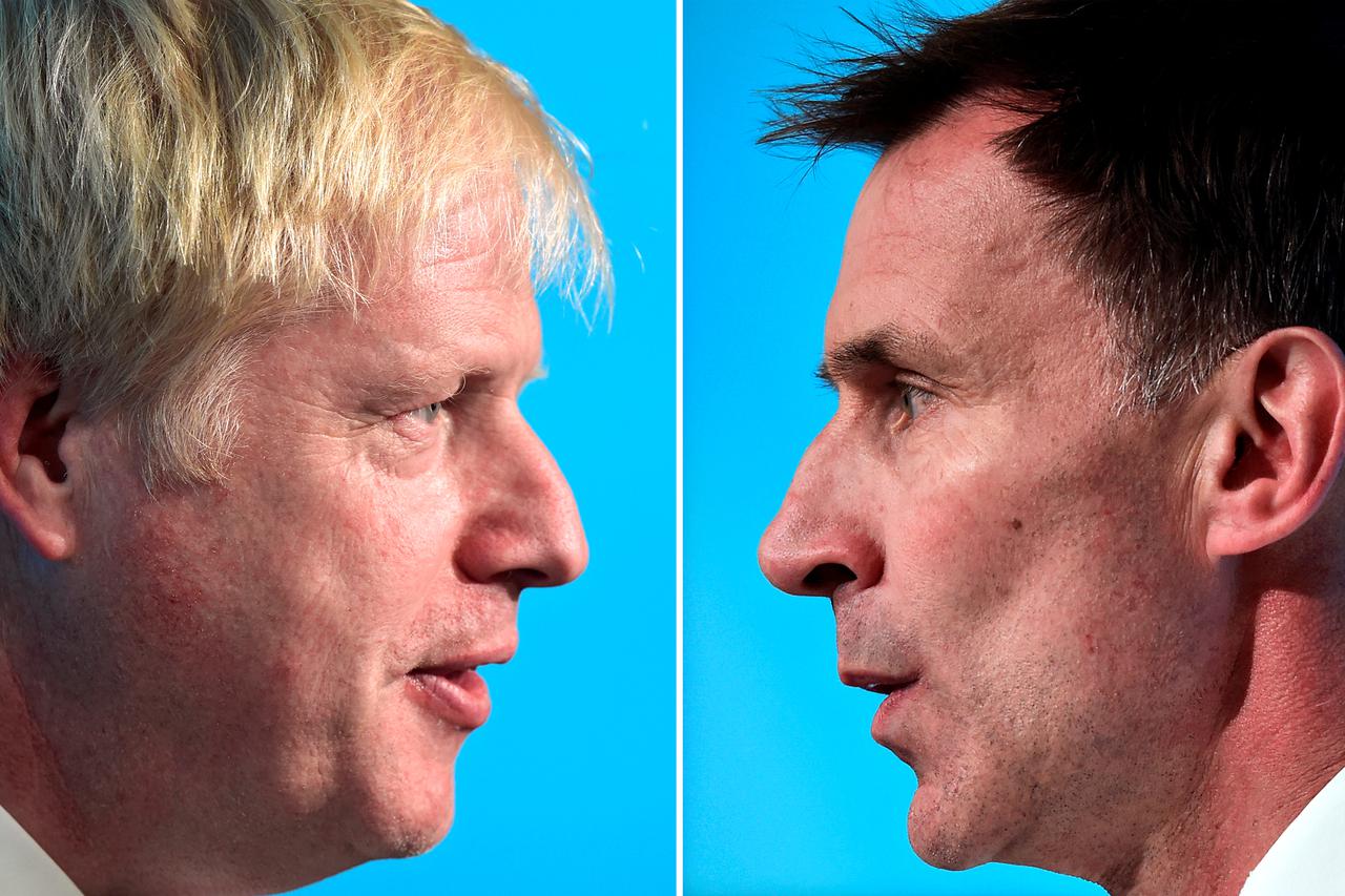 Boris Johnson i Jeremy Hunt
