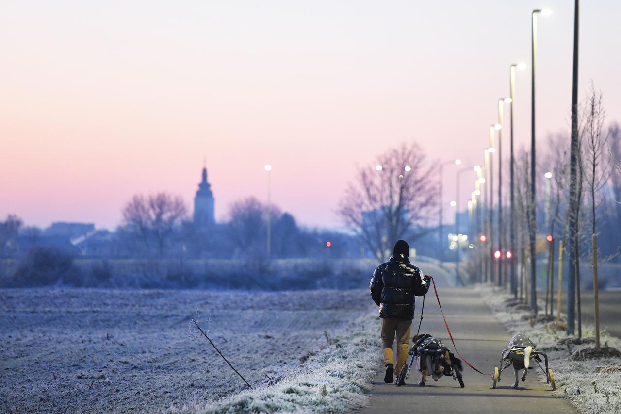Grad Čakovec se probudio na -6 stupnjeva Celzijusevih