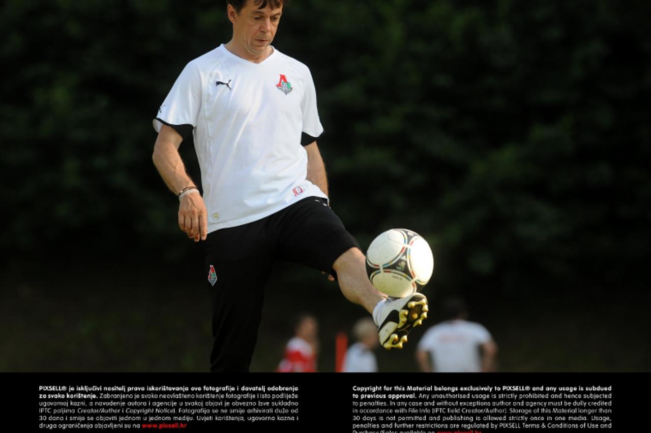 '02.07.2012., Pohorje, Slovenija - Popodnevni trening bivseg selektora hrvatske nogometne reprezentacije i novog trenera FC Lokomotiv Slavena Bilica. Nikola Jurcevic.  Photo: Daniel Kasap/PIXSELL'
