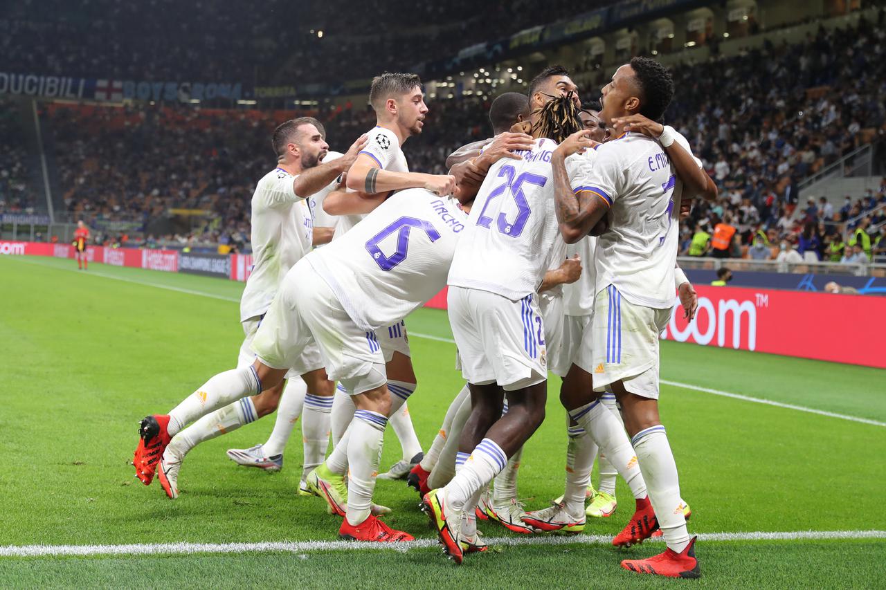 UEFA Champions League football match - Inter - FC Internazionale vs Real Madrid