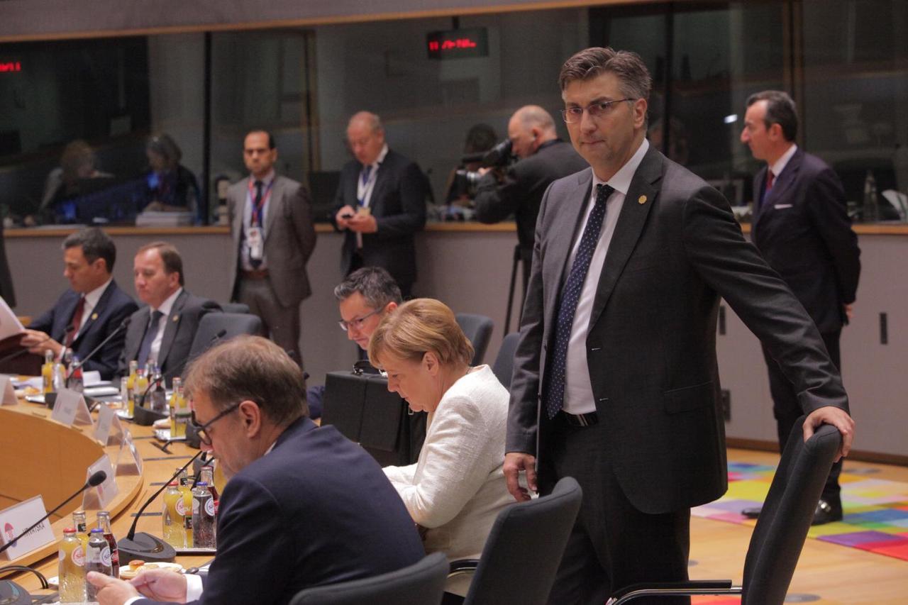 Andrej Plenković u Bruxellesu