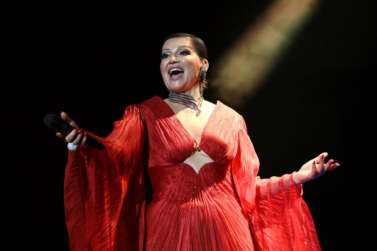 Zagreb: Nina Badrić održala koncert u Lisinskom