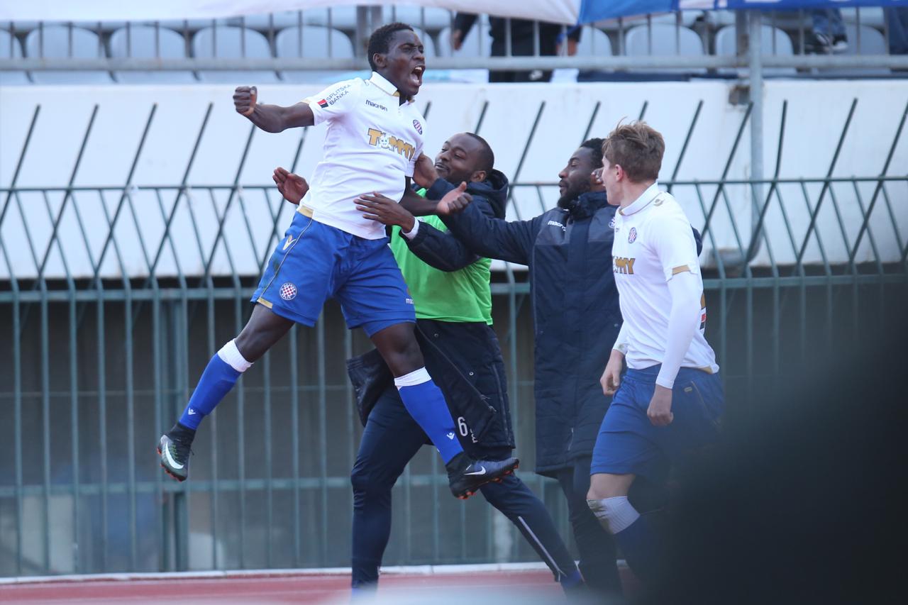 11.03.2017., Split - Utakmica 24. Kola MAXtv Prve lige izmedju HNK Hajduk i HNK Rijeka. Hamza Barry Photo: Ivo Cagalj/PIXSELL