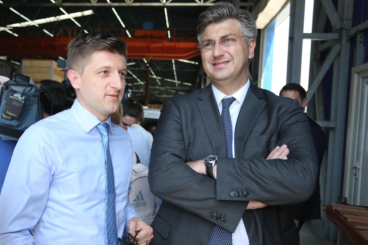 Andrej Plenković i Zdravko Marić