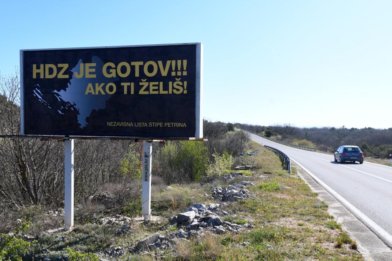 Šibenik: Novi plakat Stipe Petrine za lokalne izbore