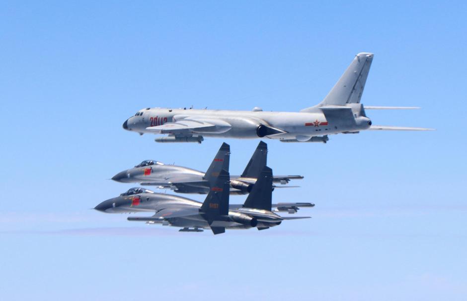 Kineske zrakoplovne snage u otočnoj patroli iznad Tajvana