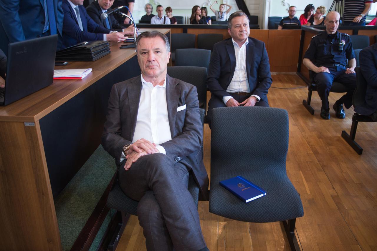 Zdravko Mamić i osumnjičeni na sudu u Osijeku