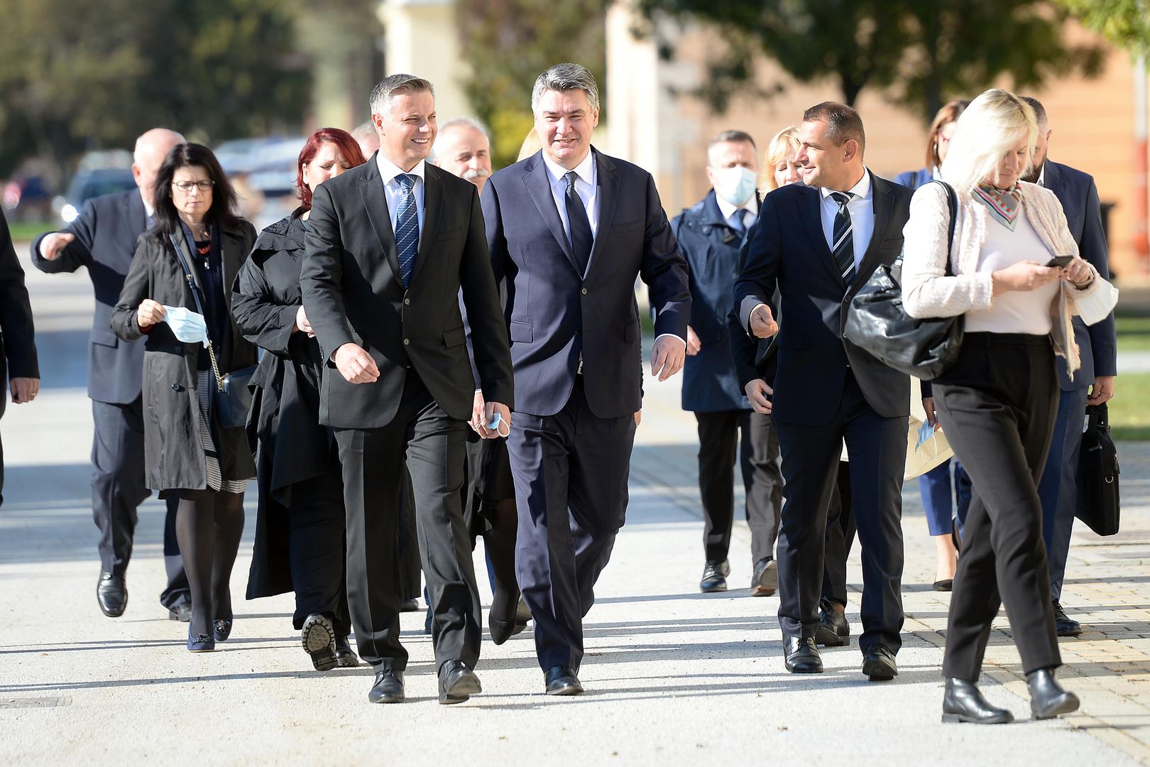 19.10.2020., Cakovec - Predsjednik RH Zoran Milanovic posjetio je Tehnolosko-inovacijski centar Medjimurje. Photo: Vjeran Zganec Rogulja/PIXSELL