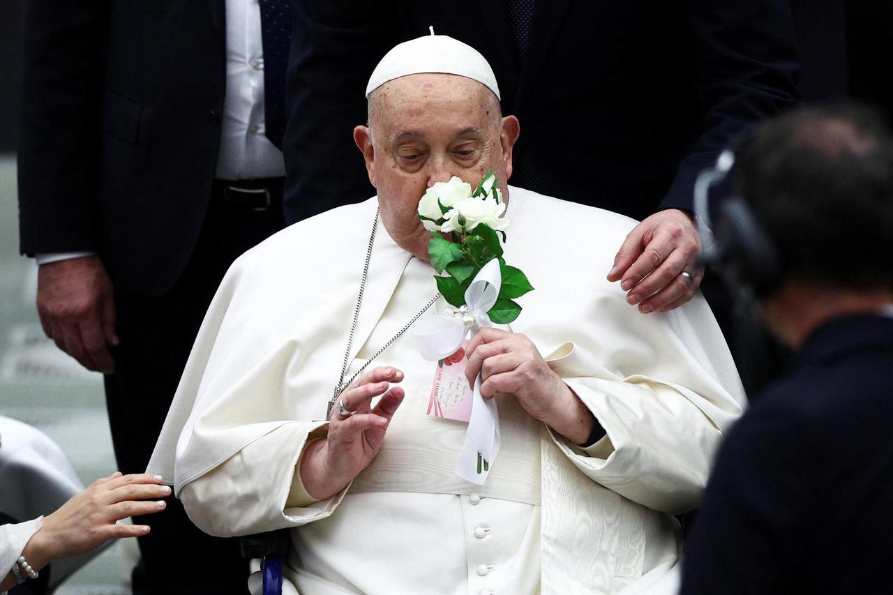 Pope Francis holds weekly audience at the Vatican
