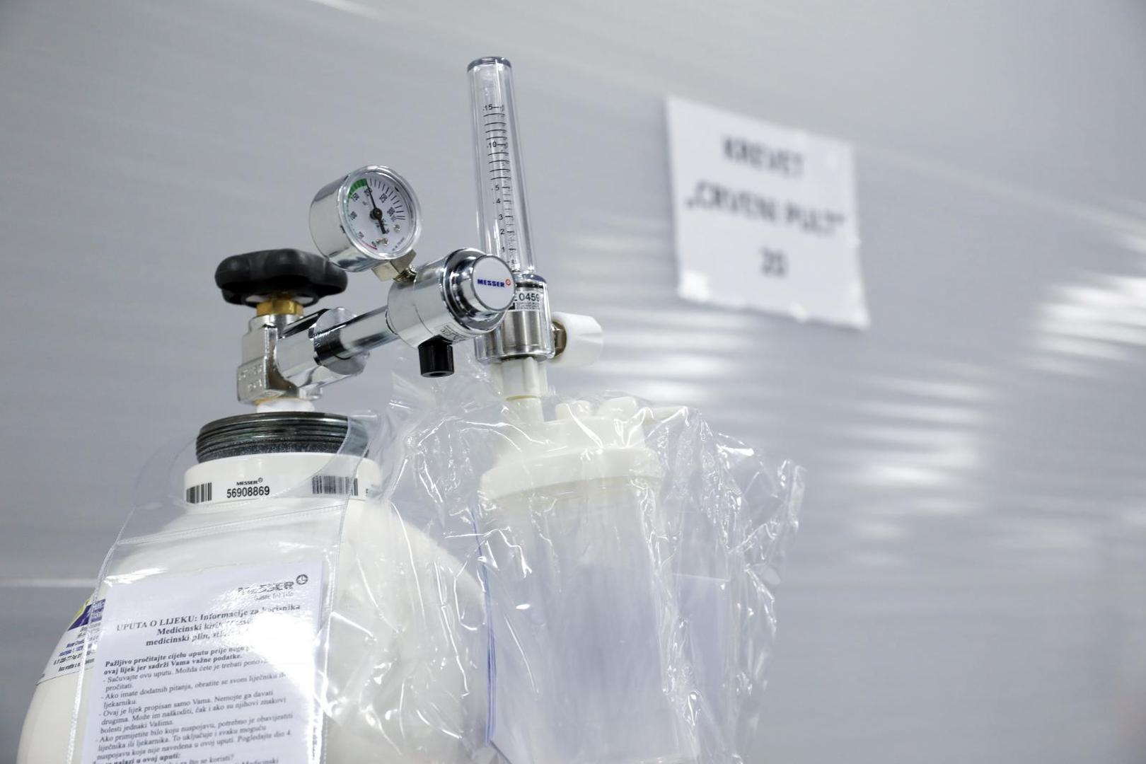 03.11.2020., Zagreb - Predstavljanje operativnog stozera Arene Zagreb za pomoc zdravstvenom sustavu RH u razdoblju COVID-19 pandemije. Photo: Emica Elvedji/PIXSELL