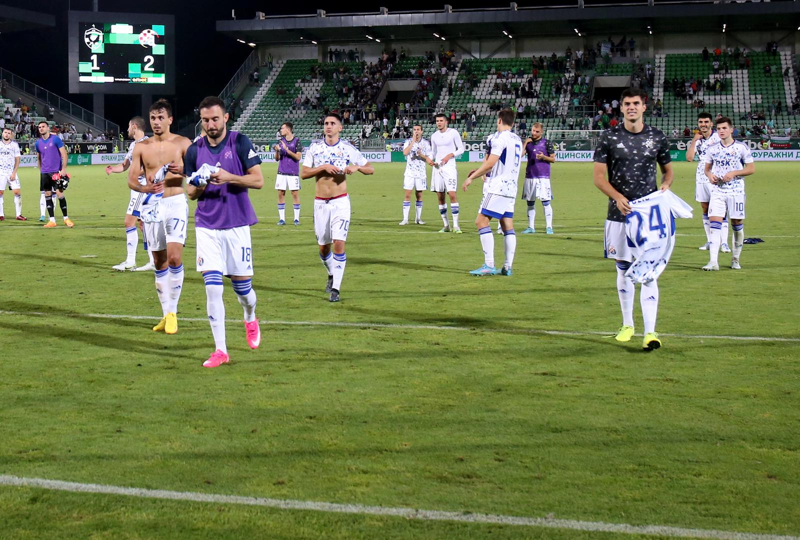 Dinamo je u Bugarskoj imao podršku nekoliko desetina svojih navijača