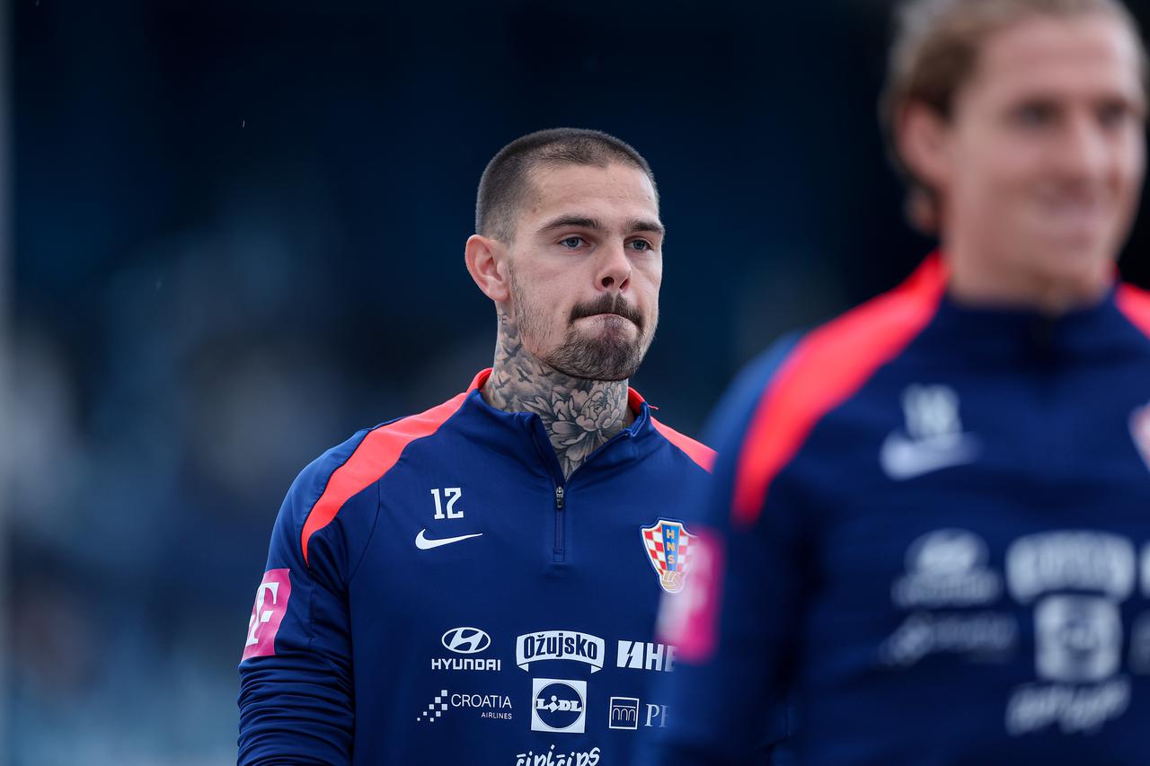 Zagreb: Trening hrvatske nogometne reprezentacije