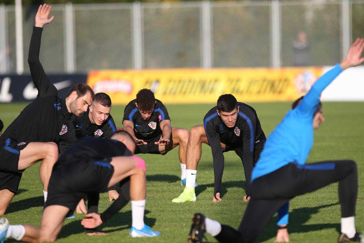 Hrvatska reprezentacija na treningu u Omišu