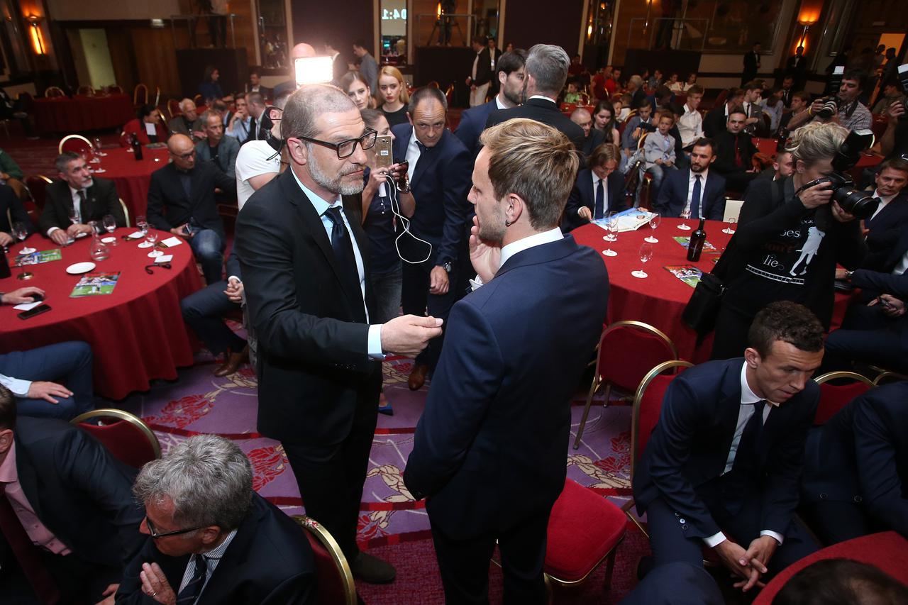 06.06.2016., Zagreb - U hotelu Westin odrzana je dodjela nagrada Nogometni Oscar u organizaciji Nogometnog sindikata Hrvatske i Sportskih novosti. Slaven BIlic, Ivan Rakitic.  Photo: Igor Kralj/PIXSELL