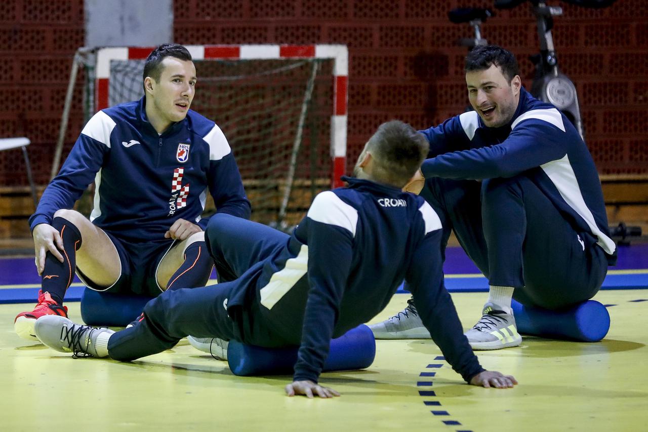 Zagreb: Trening hrvatske rukometne reprezentacije uoči kvalifikacija za Olimpijske igre