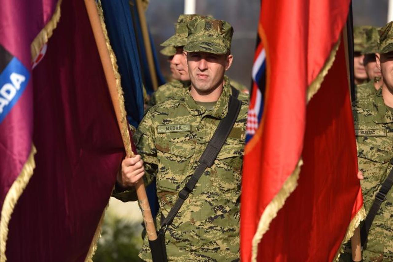 Knin: Generalna proba proslave Vojno-redarstvene akcije Oluja