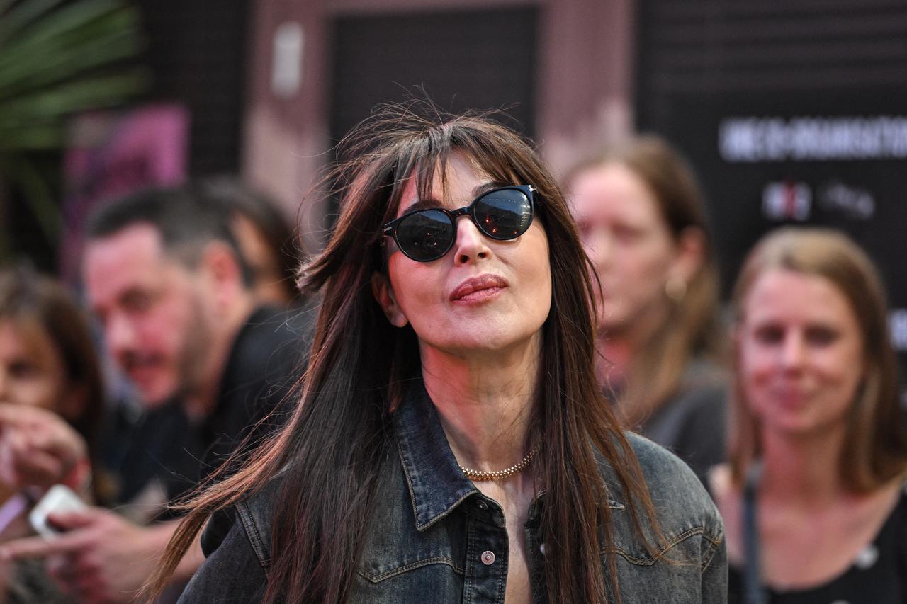 Monica Bellucci at preview of the film Histoires de la nuit in Paris FA
