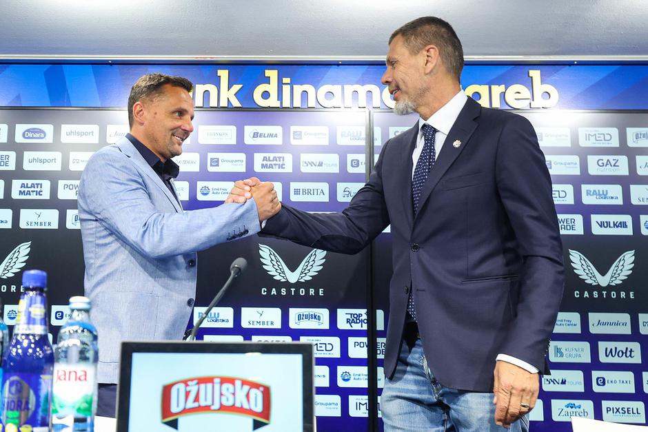 Zagreb: Na konferenciji za medije Dinamo predstavio novog trenera Maria Kovačevića