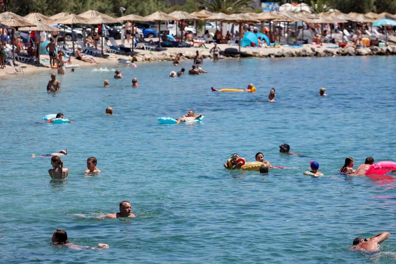 Vir: Plaža Jadro puna je kupača