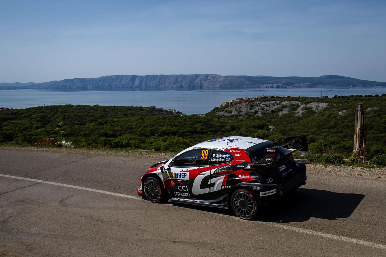 FIA WRC Croatia Rally 2026. Prolazak vozača kroz Novi Vinodolski uoči početka brzinskog ispita