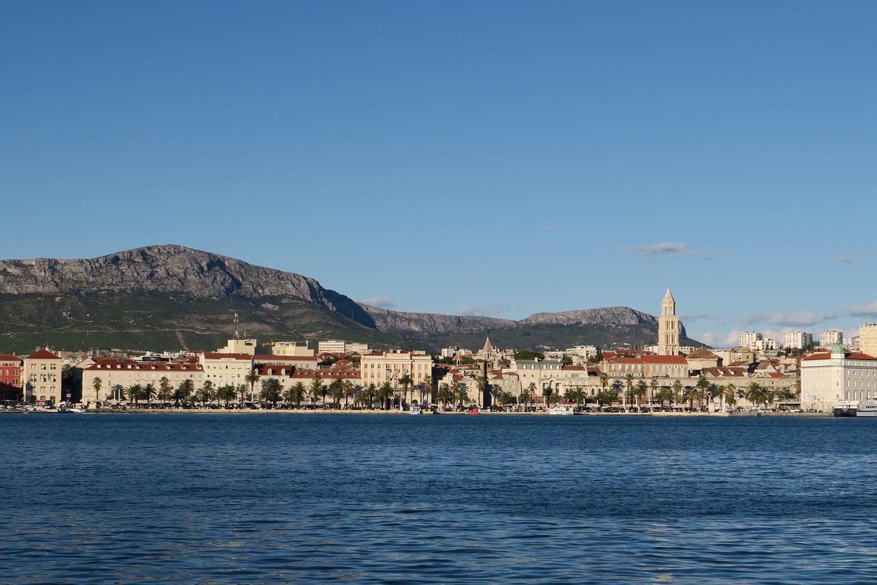 04.10.2016., Split - Pogled na panoramu grada iz ACi marine u kasno poslijepodne.  Photo: Ivo Cagalj/PIXSELL