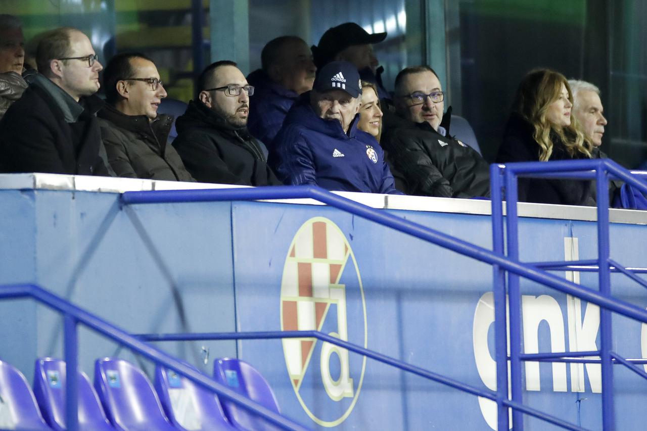 Zagreb: Svečana loža na stadionu Maksimir tijekom utakmice između Dinama i Rijeke