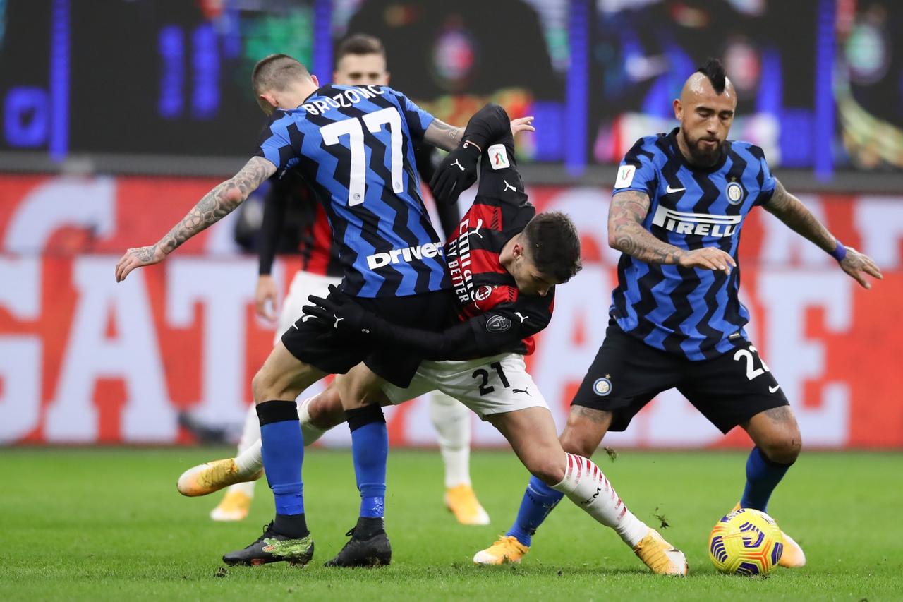 Internazionale v AC Milan - Coppa Italia - Quarter Final - Giuseppe Meazza