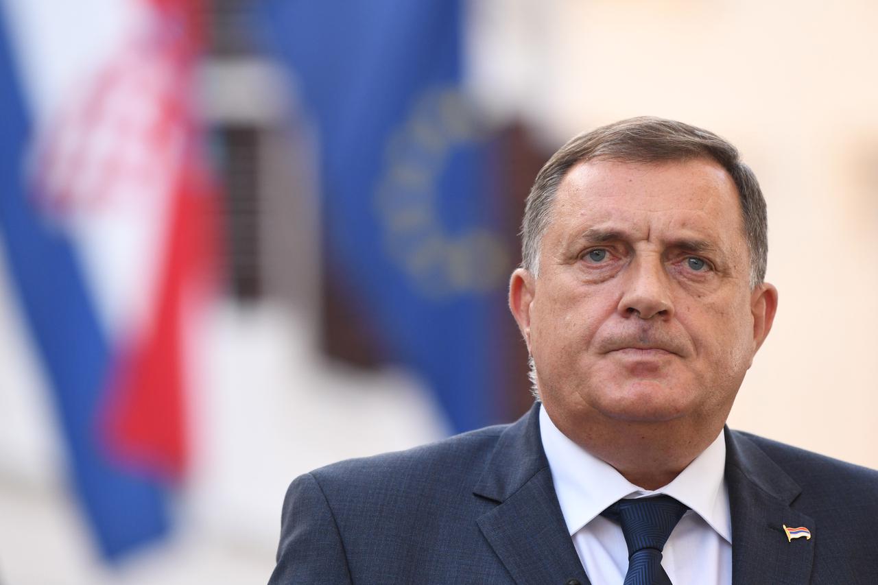 Zagreb: Milorad Dodik obratio se medijima nakon sastanka s Plenkovićem