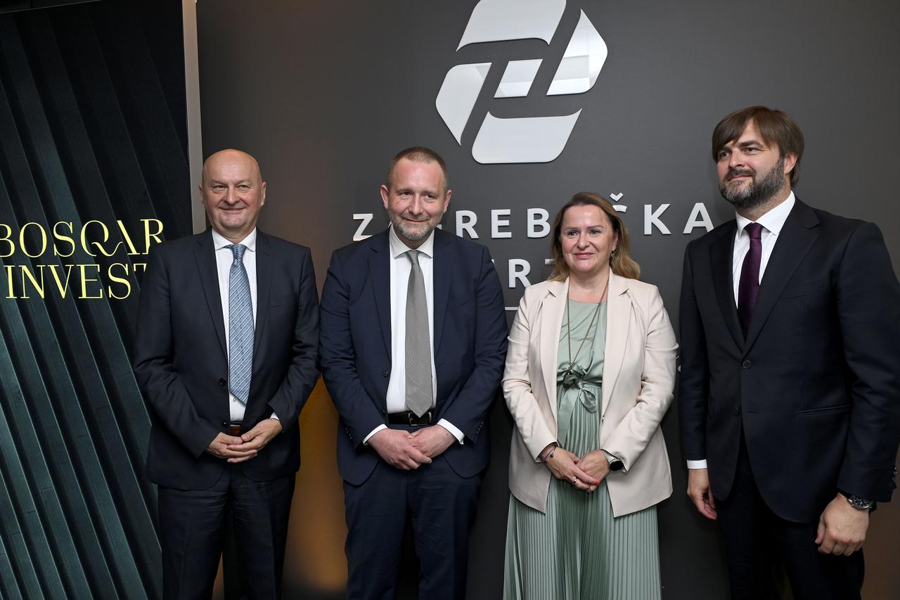 Zagreb: Svečano obilježavanje početka trgovanja novoizdanim dionicama Bosqara na Zagrebačkoj burzi