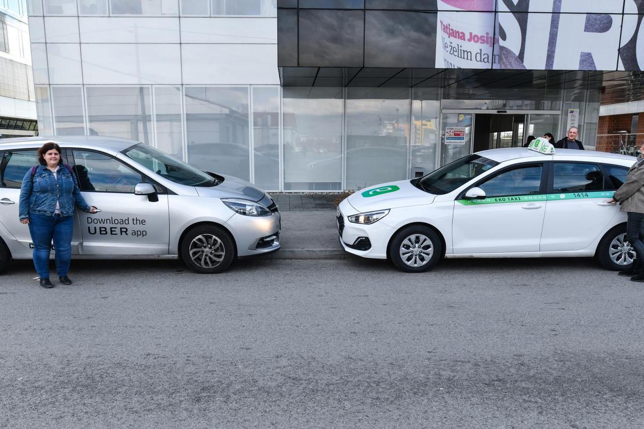 Testiranje taksija u Zagrebu