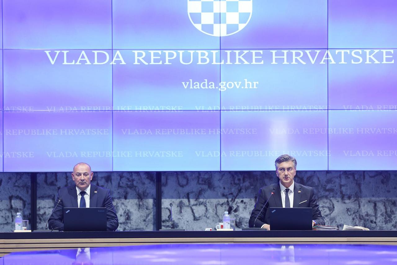 Zagreb: Održana sjednica Vlade RH