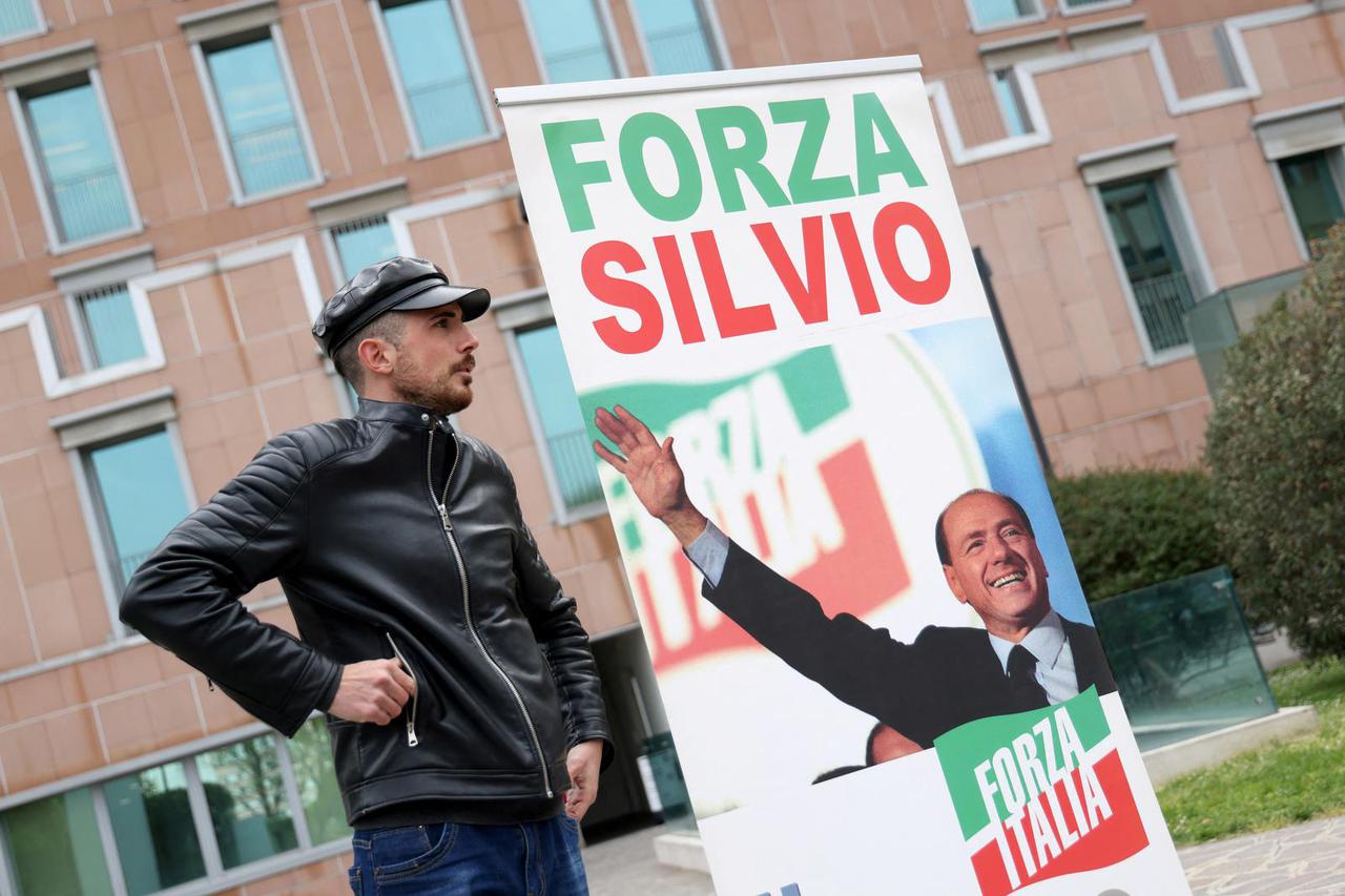 Former Italian PM Berlusconi is hospitalised, in Milan
