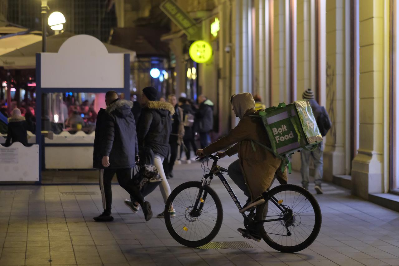 Dostavljači u Zagrebu imaju poprilično posla