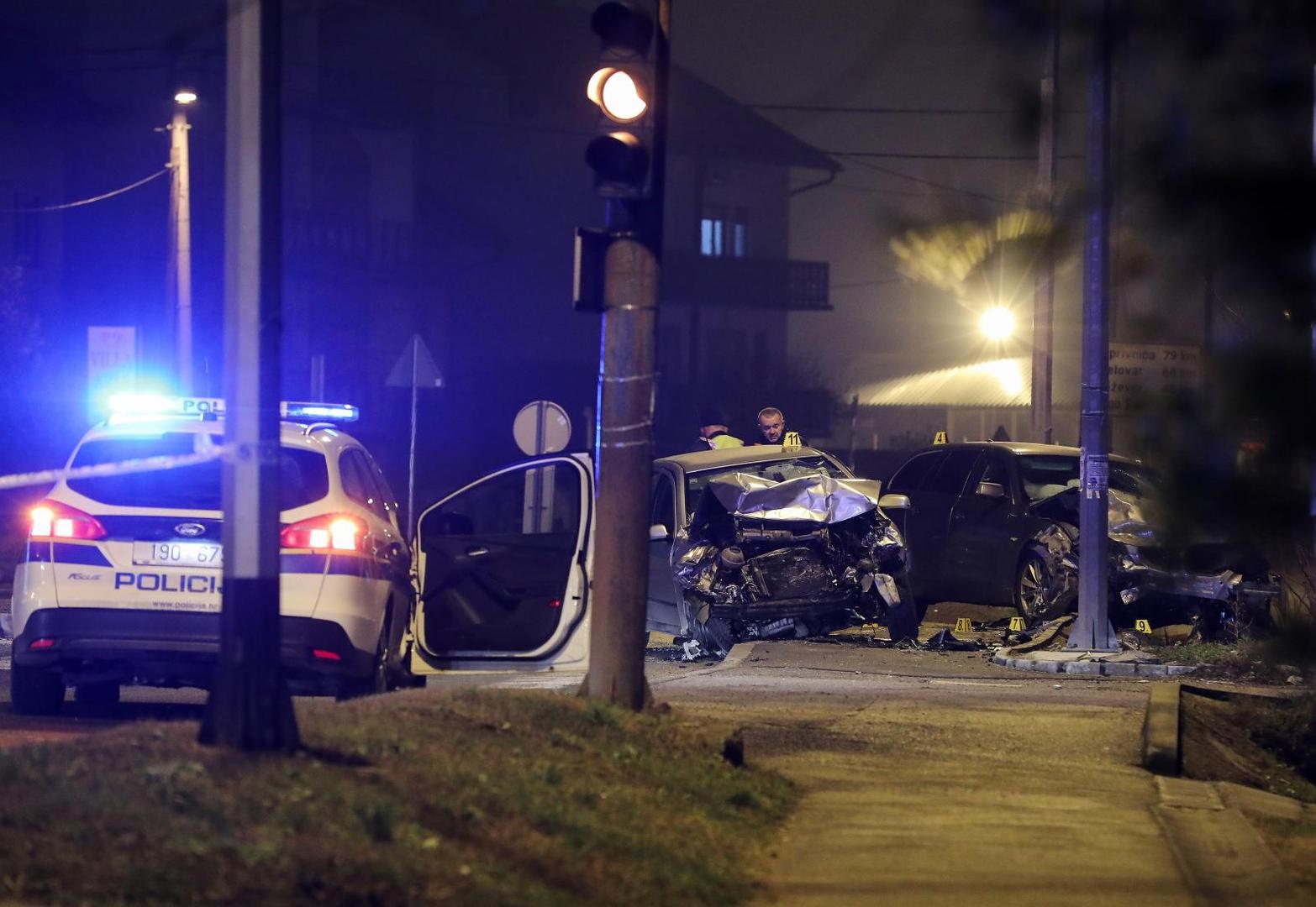 25.01.2021., Zagreb - Prometna nesreca na Sesvetskoj cesti u kojoj je jedna osoba smrtno stradala. Photo: Emica Elvedji/PIXSELL